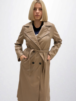 Serenity Leather Trench