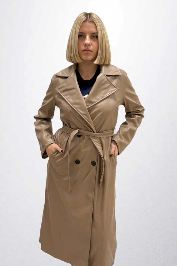 Serenity Leather Trench