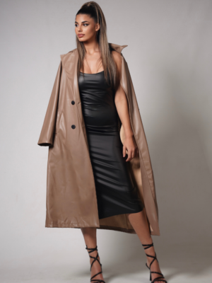 Serenity Leather Trench