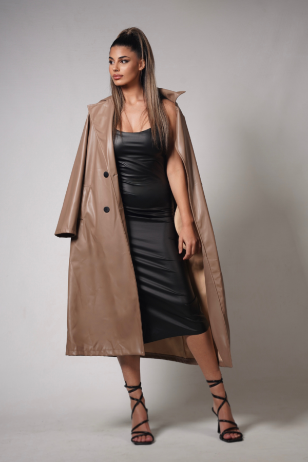 Serenity Leather Trench