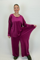 Plus Size Velvet Set