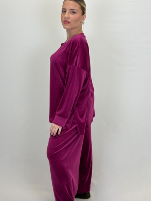 Plus Size Velvet Set